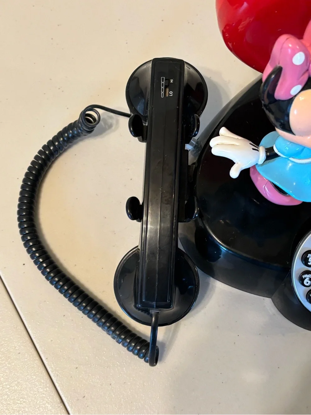 Retro Mickey & Minnie animated chorded talking Telephone
